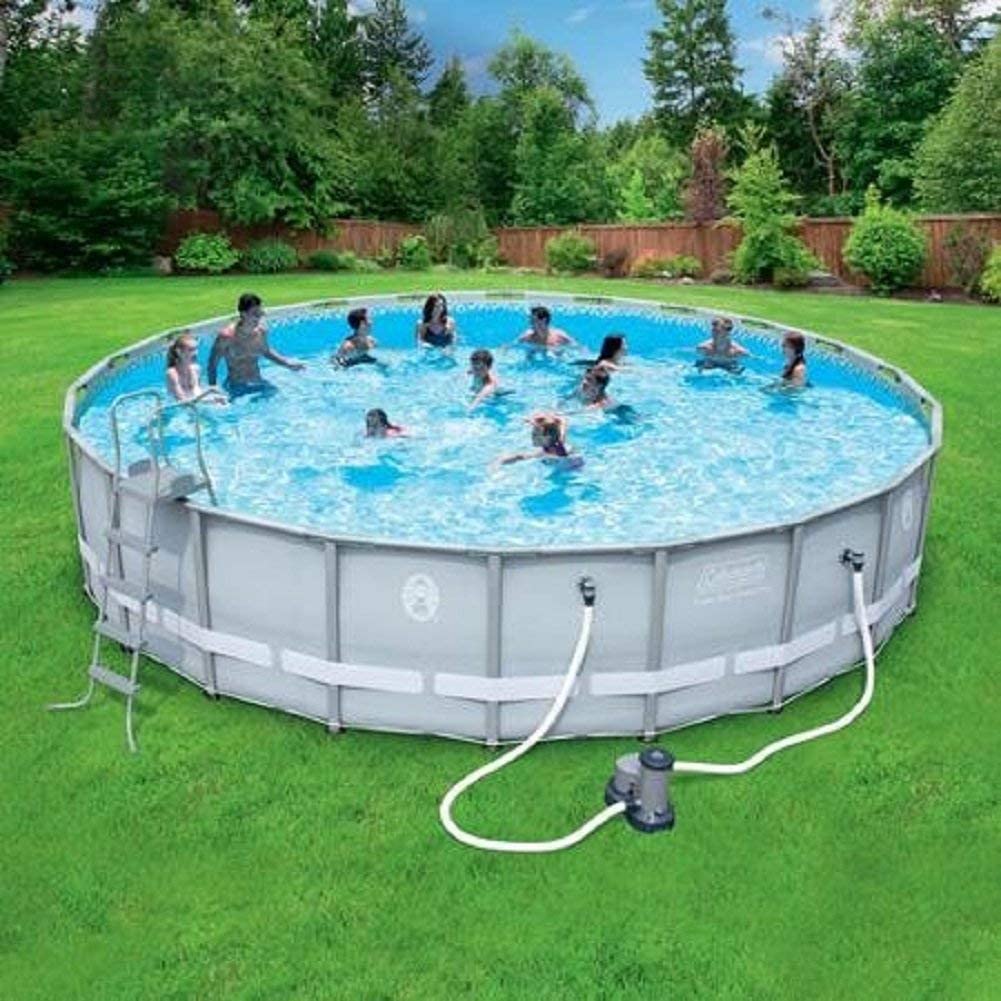 Coleman-22-x52-Power-Steel- Frame Above-Ground Swimming Pool set